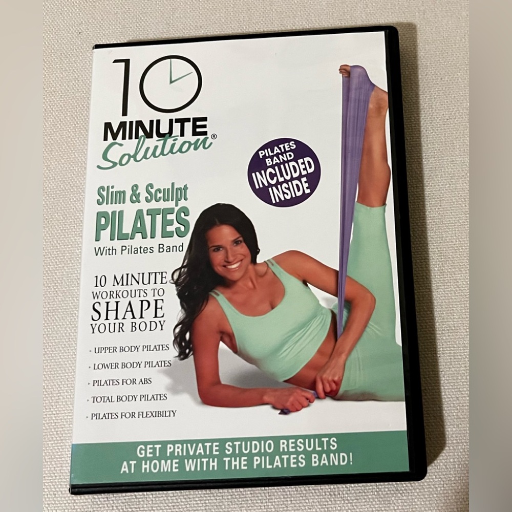 10 Minute Solution: Slim & Sculpt Pilates (DVD) W/Pilates Band